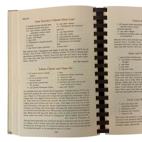 Southern Sideboards Cookbook Junior League Of Jackson MS 1992 Spiral Bound - Picture 8 of 11